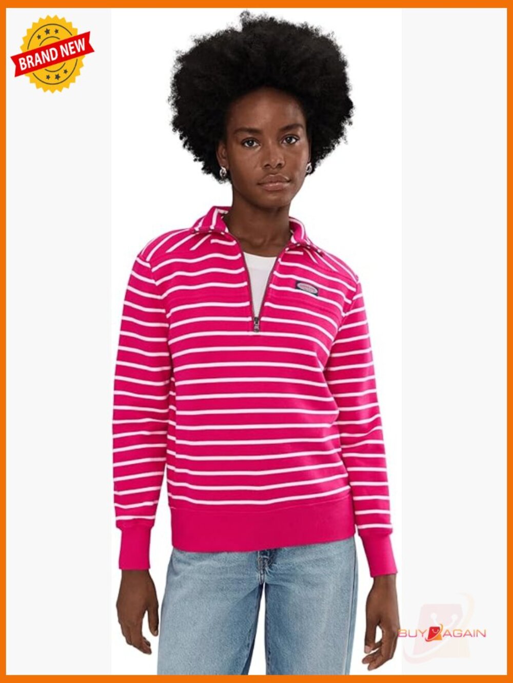 Women's Surf Terry Shep Shirt Henley Neck Long Sleeve Sweatshirt